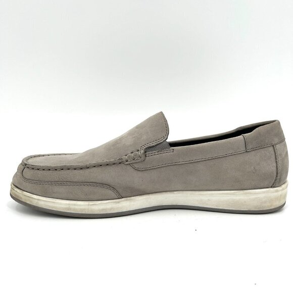 COLE HAAN Men\'s Gray Suede Slip On Loafer Office Boat Shoes Size 10 main image 6